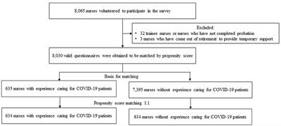 The impact of caring for COVID-19 patients on nurse professional identity: A cross-sectional study using propensity score analysis